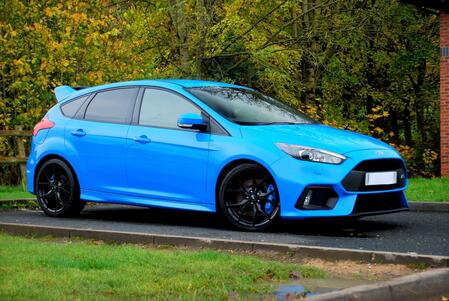 FORD FOCUS RS 2.3 4WD - 1 Owner - SYNC 3, Lux Pack, Forged Wheels. Full Ford History. RS Plate. Blue - SOLD