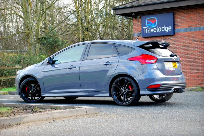 View FORD FOCUS ST-3 2.0 EcoBoost - 41,400 miles - Stealth Grey. SYNC 3 Sat Nav, 19inch Alloys, Leather - FSH - SOLD