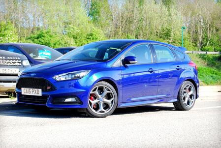 FORD FOCUS ST-3 2.0 EcoBoost - 52,700 miles - Sat Nav, Full Recaro Leather - FSH - Unmodified - Blue