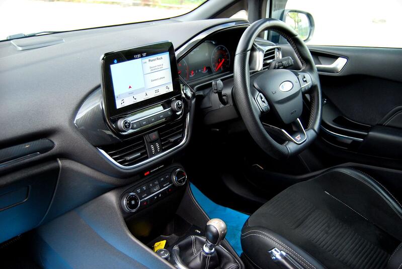 View FORD FIESTA ST-3 1.5 3-Door - SYNC 3 Sat Nav, Camera - FSH - 42,100 miles - 2 Owners - Frozen White
