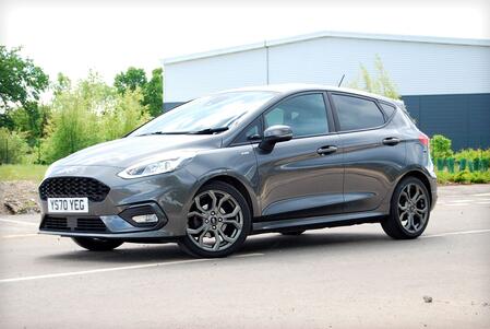FORD FIESTA 1.0 T EcoBoost MHEV ST-Line Edition 125 5-Door - 37,600 miles - SYNC 3 Sat Nav - 2 Owners - Grey