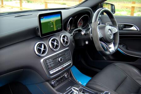 MERCEDES-BENZ A CLASS 2.0 A45 AMG 4MATIC - 33,800 miles. Aero Pack, Pan Roof, Sports Exhaust, Premium and Night Pack. Grey