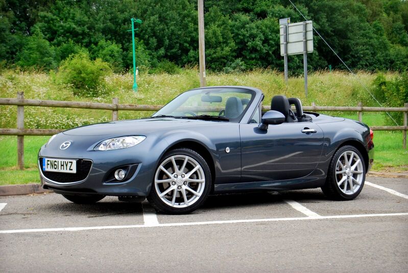 View MAZDA MX-5 2.0 Sport Tech Roadster - 45,800 miles - Folding Hard Top, Black Heated Leather Seats, Bose - SOLD