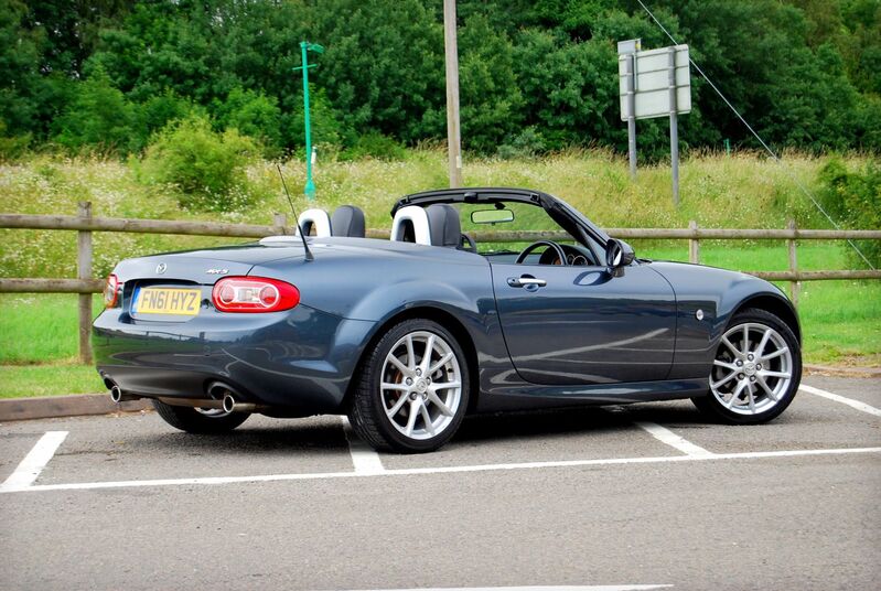 View MAZDA MX-5 2.0 Sport Tech Roadster - 45,800 miles - Folding Hard Top, Black Heated Leather Seats, Bose - SOLD