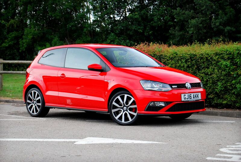 View VOLKSWAGEN POLO GTI 1.8 TSI - FSH - 2 Owners - 17inch Serron Alloys, DAB, 6.5inch Touch-Screen - 47k - Red - SOLD