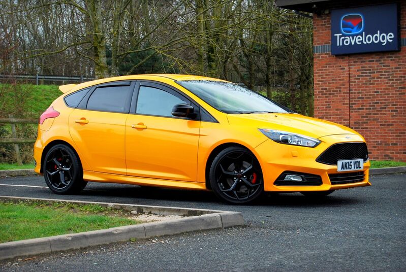 View FORD FOCUS ST-3 2.0 Diesel - 43,700 miles - Huge Spec - Sat Nav, Camera, Full Leather - Tangerine Scream - SOLD