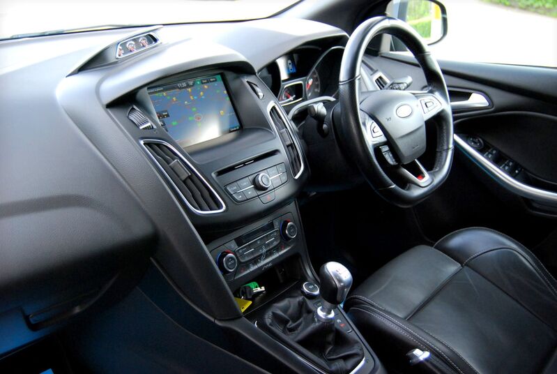 View FORD FOCUS ST-3 2.0 Estate - 19inch Alloys, Sat Nav, Leather - FSH - 2 Owners. Estate Model. Stealth Grey. SOLD