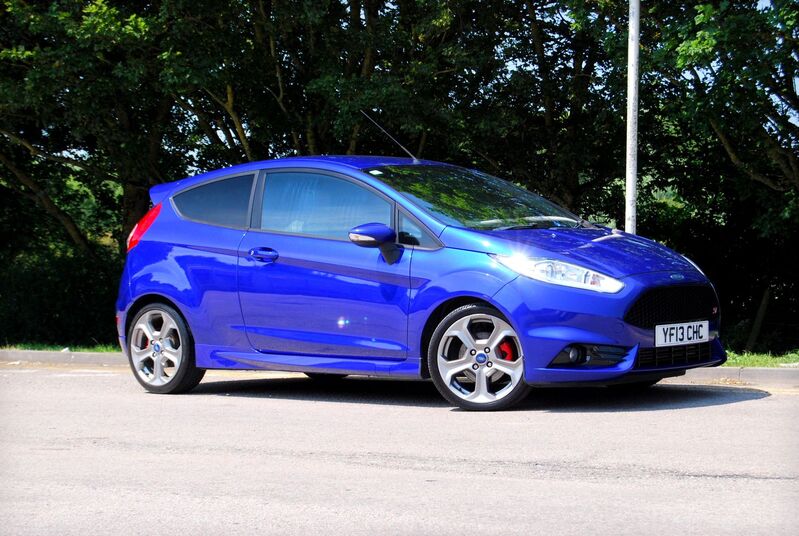 View FORD FIESTA ST-2 1.6 - 46,900 miles - Full Service History - Sat Nav, Cruise, Climate, Style Pack - Blue - SOLD